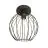 Emibig Ceiling Light Nest Steel Black | Suitable for 1x E27 - Max 15W