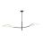 Emibig Ceiling Light Lotus Steel Black | Suitable for 2x E14 - Max 10W