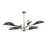 Emibig Ceiling Light Vene Steel Black | Suitable for 6x E14 - Max 10W