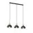 Emibig Ceiling Light Seco Steel Black | Suitable for 2x E27 - Max 15W