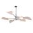 Emibig Ceiling Light Lotus Steel Black | Suitable for 6x E14 - Max 10W