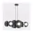 Emibig Pendant Elementi Steel Black | Suitable for 6x G9 - Max 8W