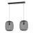 Eglo Pendant Rinroe Steel Black | Suitable for 2x E27