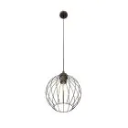 Emibig Pendant Nando Steel Black | Suitable for 1x E27 - Max 15W