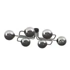 Emibig Ceiling Light Brendi Steel Black | Suitable for 6x E14 - Max 10W