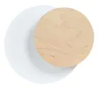 Emibig Wall Light Circle Steel White | Suitable for 1x G9 - Max 8W