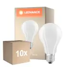 Multipack 10x Ledvance  Classic LED E27 Pear Filament Frosted 17W 2452lm - 840 Cool White | Replaces 150W
